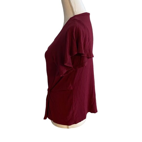 Slate & Willow Short Sleeve Gathered Top Size XS - Picture 2 of 5